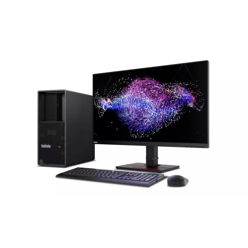Lenovo ThinkStation P3 Tower Gen 2 Intel Core Ultra 9 285K 128 GB DDR5-SDRAM 1 TB SSD Ubuntu Linux Workstation Black