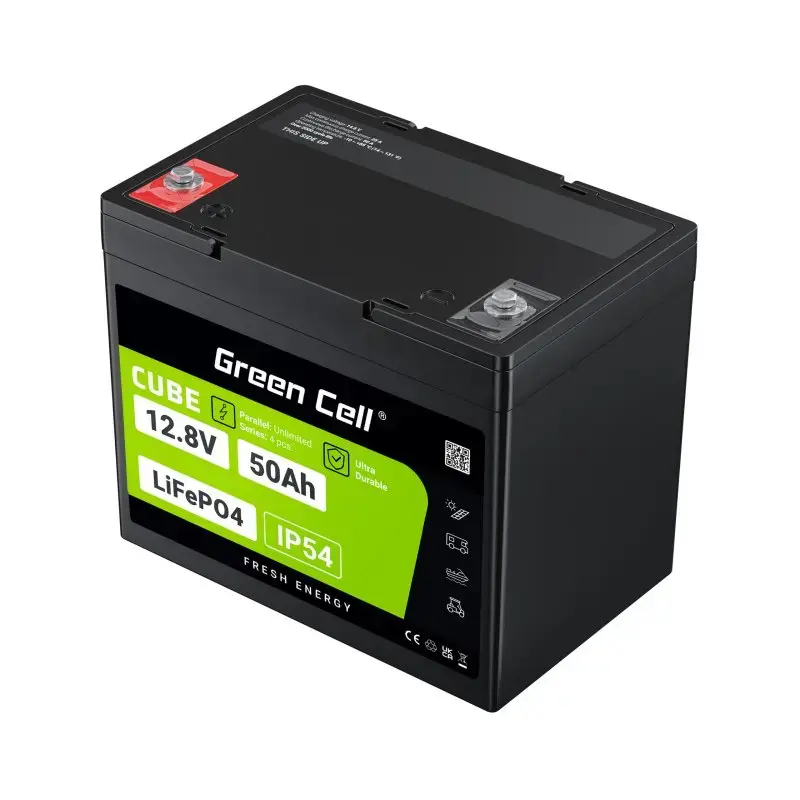 UPS battery Green Cell LFPGC12V50AH Lithium Iron Phosphate 12V 50Ah 640Wh, 75A discharge