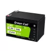 Rechargeable industrial battery Green Cell LFPGC12V10AH 12.8V 10Ah LiFePO4, 155x100x100 mm, 2 kg