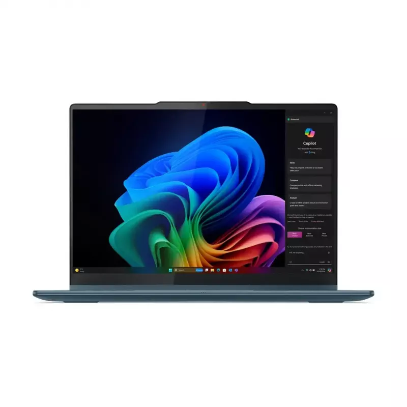 2-in-1 laptop Lenovo Yoga 7 14 inch OLED Touch, Ryzen AI 5 340, 16GB LPDDR5, 512GB SSD, Radeon 840M, 70Wh, Tidal Teal