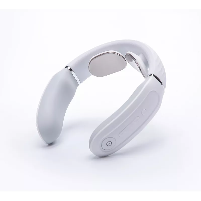 SKG 4356E - White, Combo massage, Neck, White, Silicone, Buttons, Battery