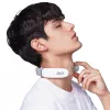 SKG 4356E - White, Combo massage, Neck, White, Silicone, Buttons, Battery