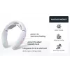 SKG 4356E - White, Combo massage, Neck, White, Silicone, Buttons, Battery