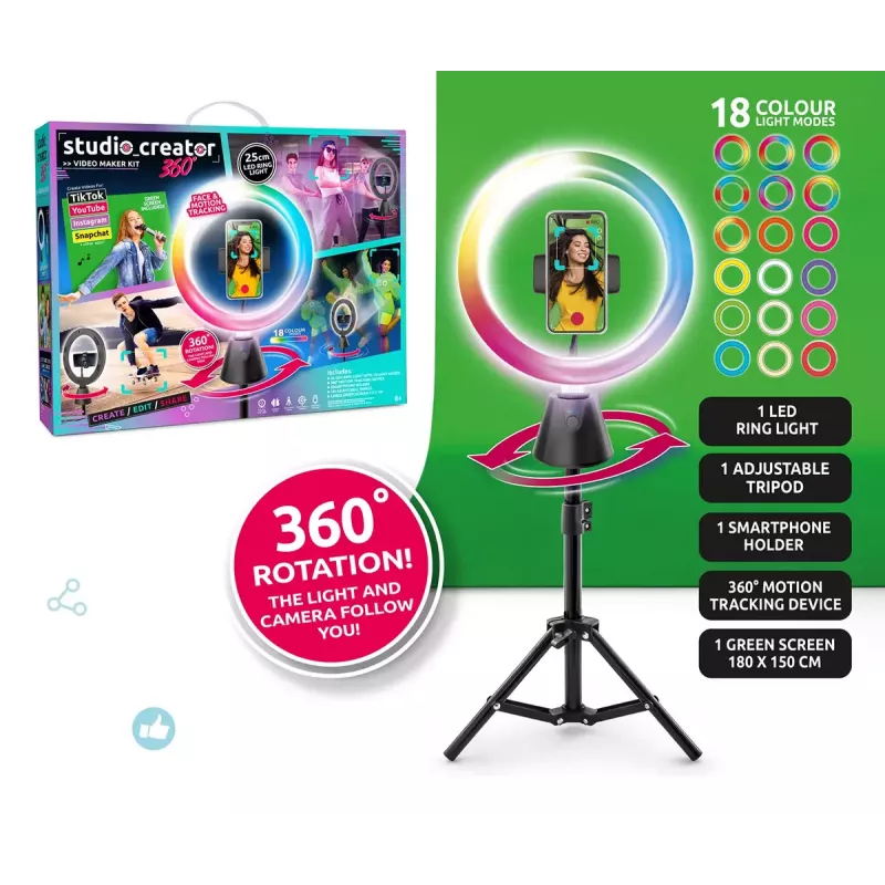 Rotating Studio Canal Toys INF028CL 360 Degrees — Canal Toys rotating craft kit for children