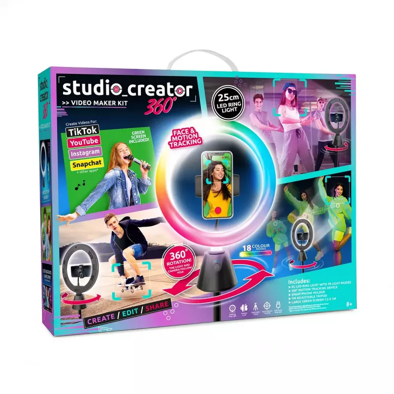 Rotating Studio Canal Toys INF028CL 360 Degrees — Canal Toys rotating craft kit for children