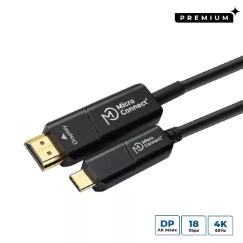 Microconnect USB3.1CHDMI10OP video cable adapter 10 m USB Type-C HDMI Black