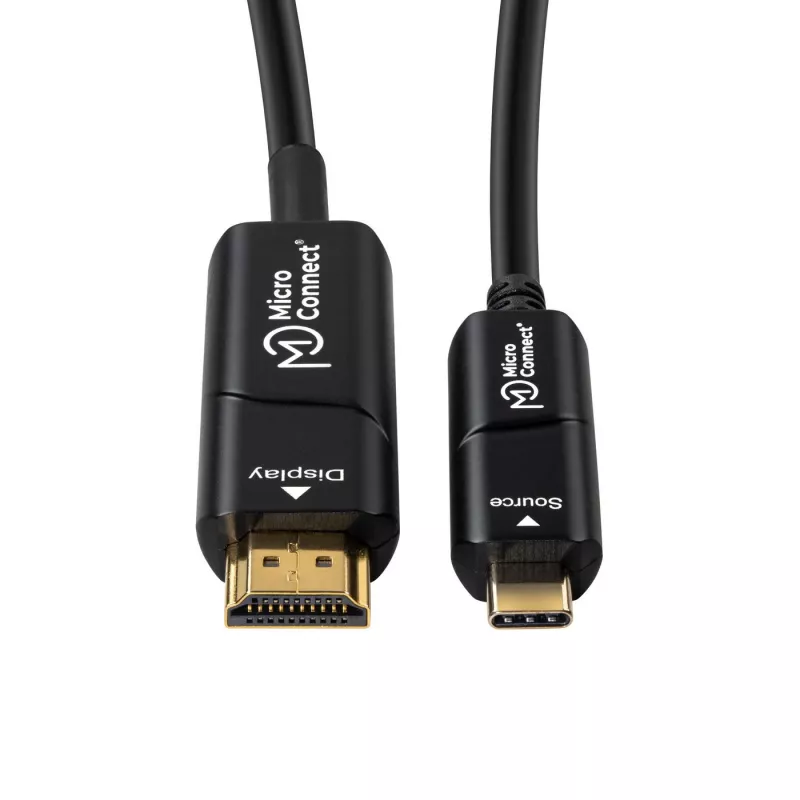 Microconnect USB3.1CHDMI10OP video cable adapter 10 m USB Type-C HDMI Black