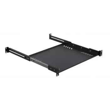 Rack shelf Lanview LVR1U-SLIDE-600MM-BL — 1U sliding 600 mm black