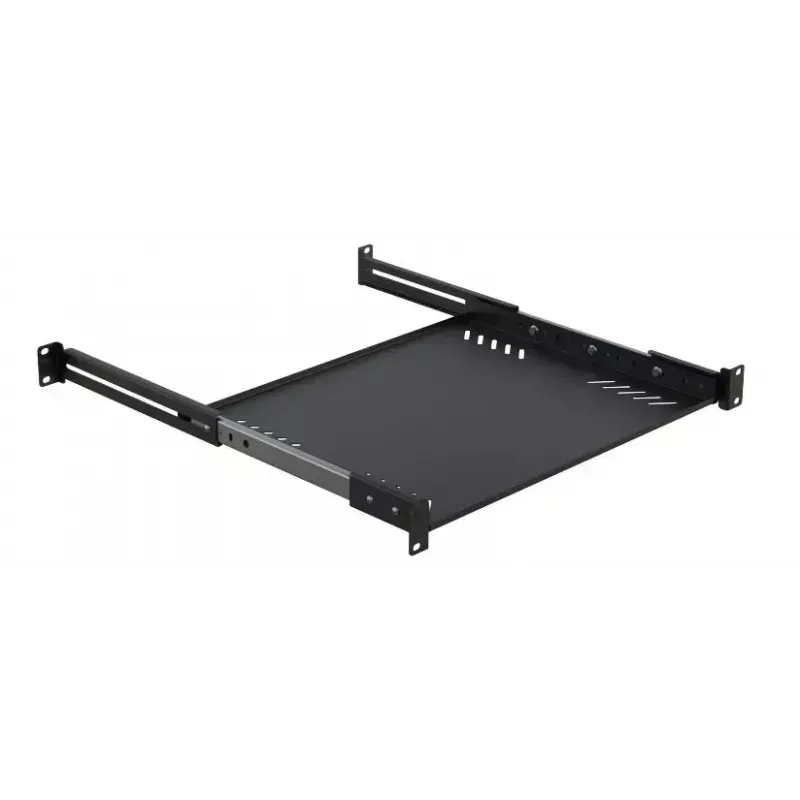 Rack shelf Lanview LVR1U-SLIDE-600MM-BL — 1U sliding 600 mm black