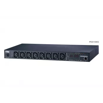 ATEN 1U 10A 8 Outlet Switched Bank Metered PDU + Free Eco PDU Manager Software