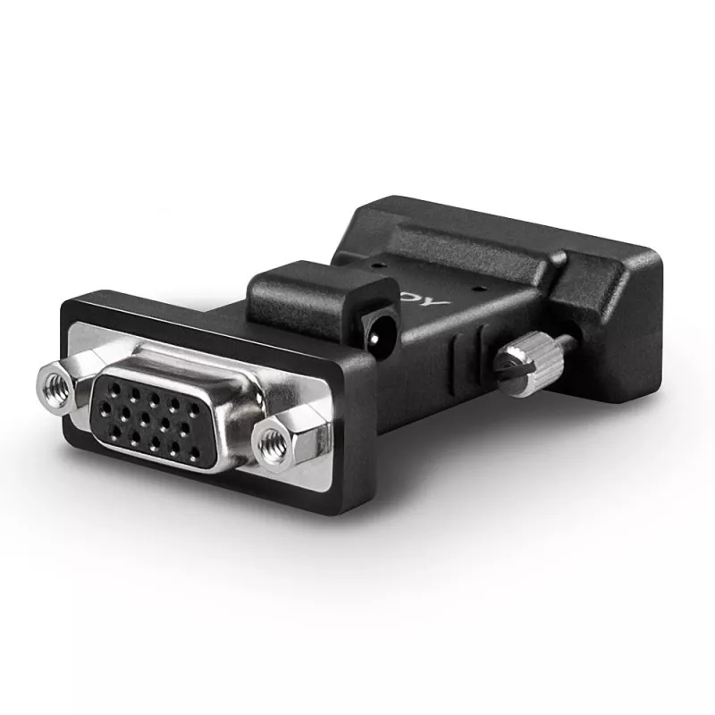 Lindy VGA EDID Emulator, Black, 3840 x 2160 pixels, Metal, DC, 5 V, 48 mm