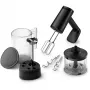 Hand mixer Philips HR3781/20 — 500 W, 5 speeds, turbo, black, includes beaters, dough hooks, chopper, measuring cup