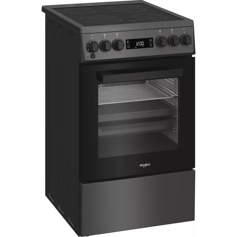 Whirlpool W5V8LCSA Freestanding cooker Electric Ceramic hob Anthracite