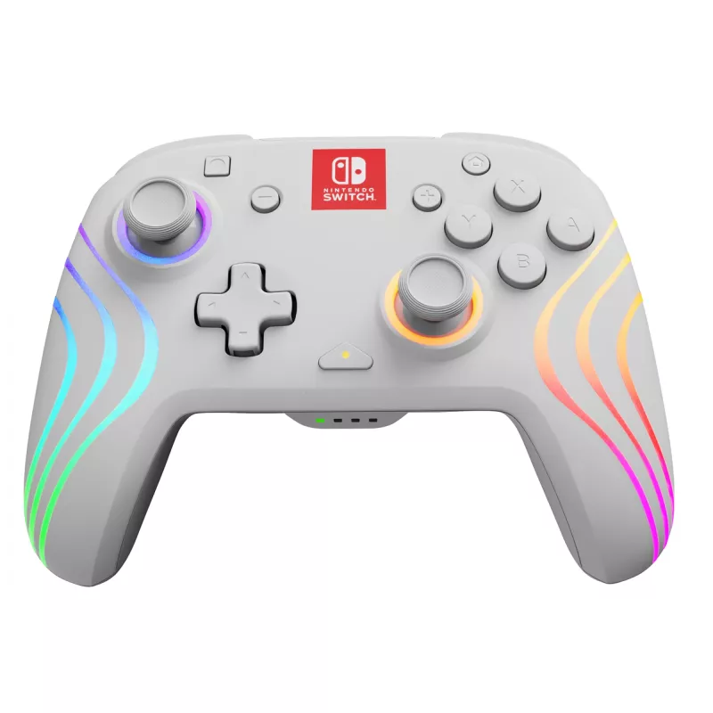 PDP Afterglow Wave White USB Gamepad Analogue / Digital Nintendo Switch, Nintendo Switch Lite, Nintendo Switch OLED