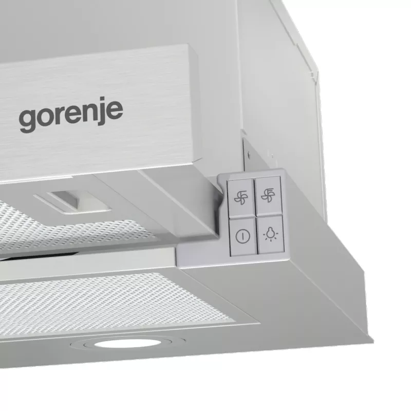 Gorenje TH62E4X Semi built-in (pull out) Stainless steel 450 m³/h