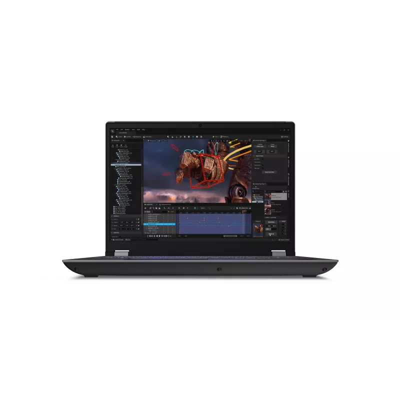 Lenovo ThinkPad P16 Gen 2 Intel® Core™ i7 i7-14700HX Mobile workstation 40.6 cm (16 inch) WQXGA 64 GB DDR5-SDRAM 1 TB SSD NVIDIA RTX 3500 Ada Wi-Fi 6E (802.11ax) Windows 11 Pro English Grey, Black