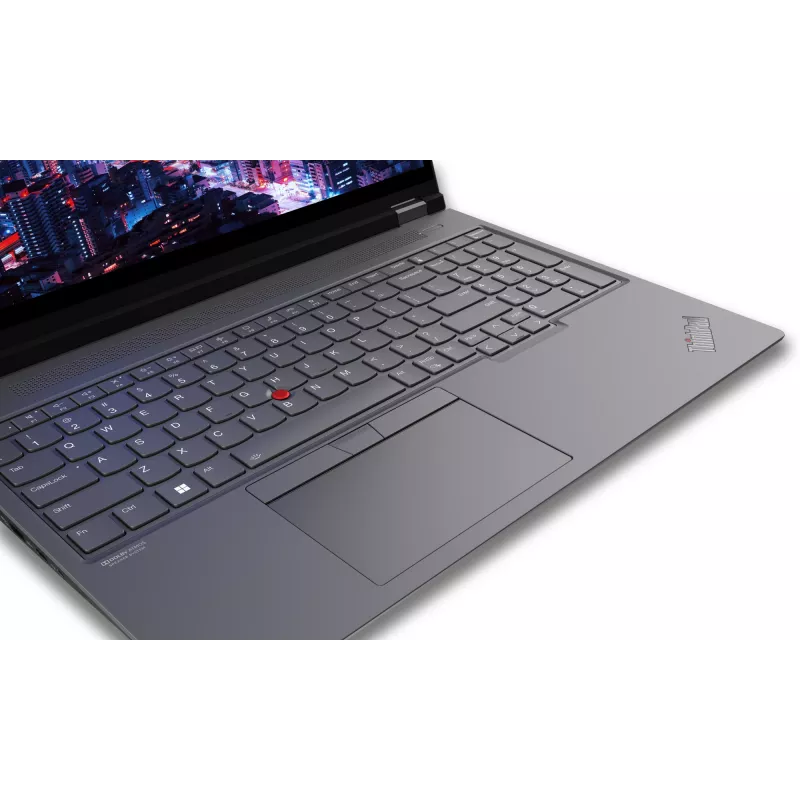 Lenovo ThinkPad P16 Gen 2 Intel® Core™ i7 i7-14700HX Mobile workstation 40.6 cm (16 inch) WQXGA 64 GB DDR5-SDRAM 1 TB SSD NVIDIA RTX 3500 Ada Wi-Fi 6E (802.11ax) Windows 11 Pro English Grey, Black