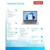 Laptop Lenovo ThinkBook 16 G9 21US007PPB, Intel 7 240H, 16.0 inch WUXGA, 16GB RAM, 512GB SSD, Windows 11 Pro, Luna Grey, 3Y warranty