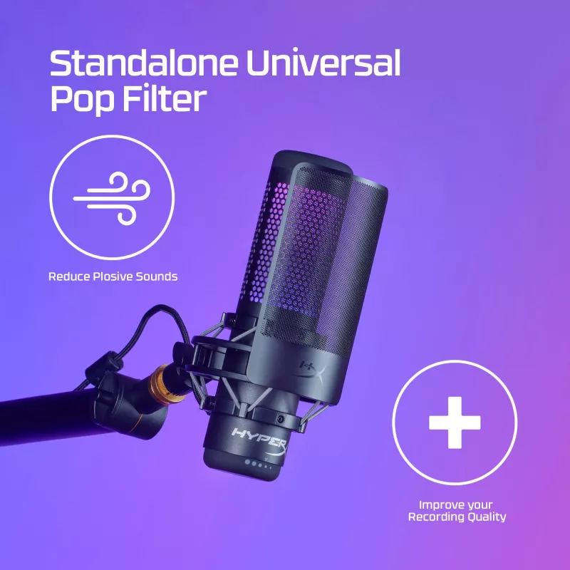 Gaming headset HyperX Shield model 0 with RGB lighting and durable design