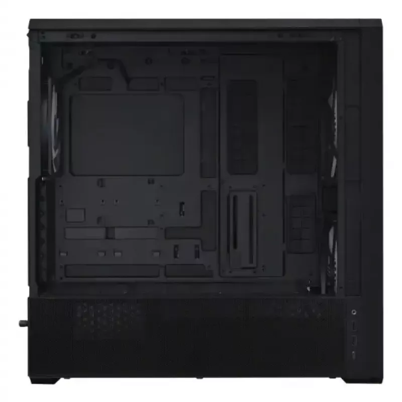 PC Case Lian Li Lancool 217 INF Midi Tower — Black, EATX/ATX/Micro‑ATX/Mini‑ITX support, 2x120mm front, 1x140mm rear, 1×3.5 inch + 8×2.5 inch, tempered glass