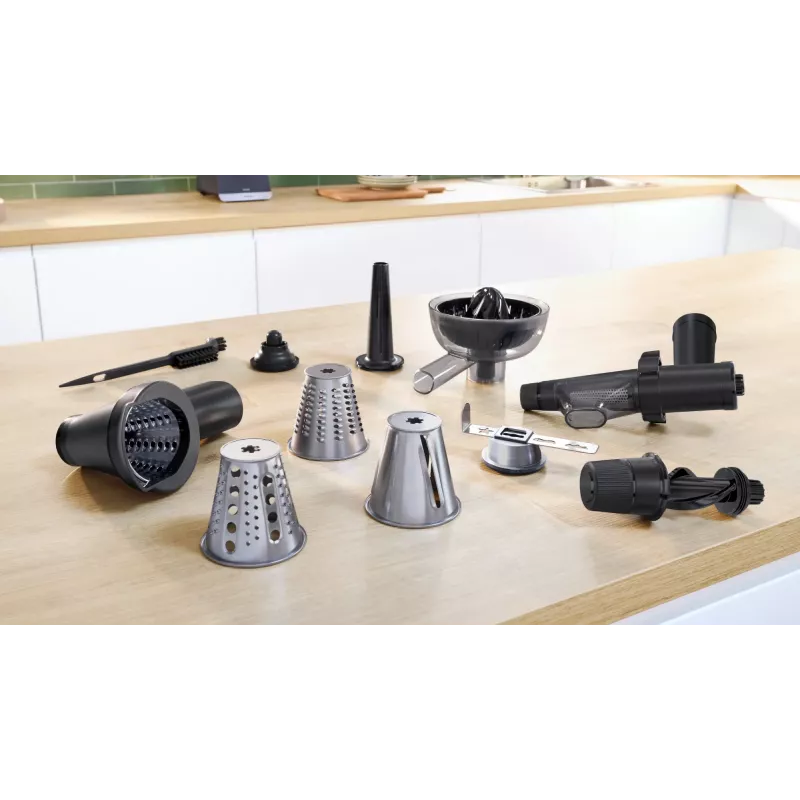 Bosch Serie 6 mincer 2100 W Black, Silver