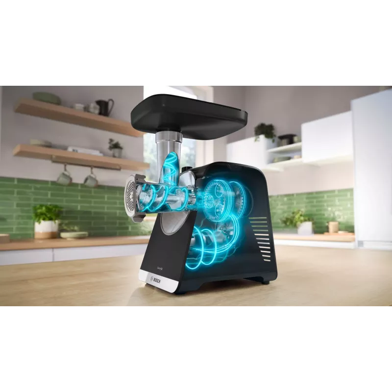 Bosch Serie 6 mincer 2100 W Black, Silver