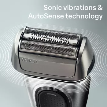 Braun Series 8 8517s electric shaver - wet & dry, silver
