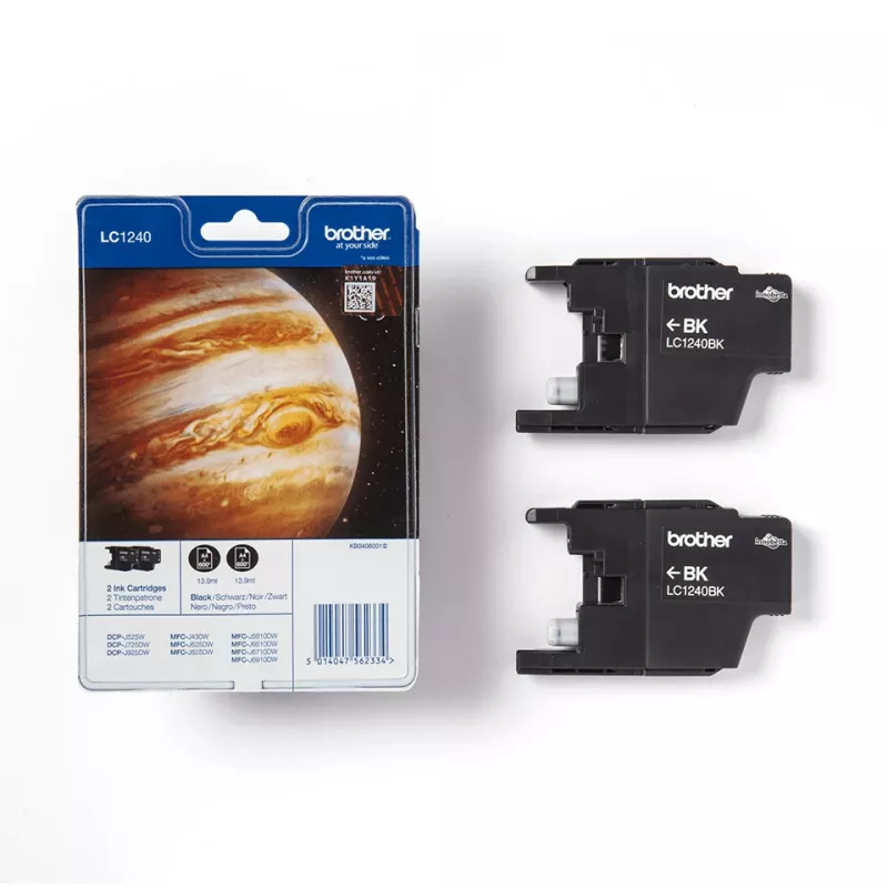 Brother LC1240BKBP2DR ink cartridge 1 pc(s) Original Black