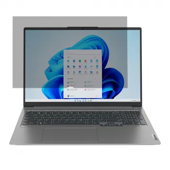 Frameless laptop privacy filter Lenovo 4XJ1U03940 for 40.6 cm (16 inch) 16:10 display, 85% light transmission, 30° viewing angle