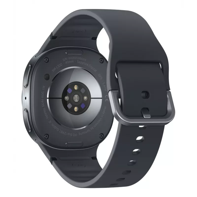 Samsung Galaxy Watch8 SM-L320NDAAXEF smartwatch / sport watch 3.3 cm (1.3 inch) AMOLED 40 mm Digital 438 x 438 pixels Graphite Wi-Fi GPS (satellite)