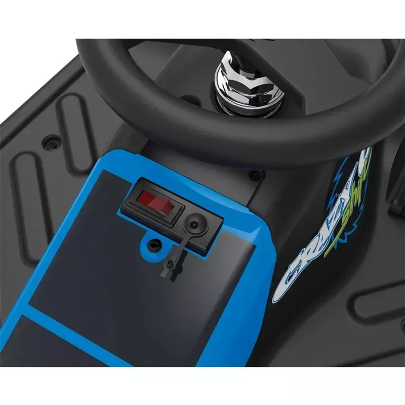 Electric Drift Kart Razor Crazy Cart Shift — Blue, 90 W motor, 12 V battery, up to 13 km/h, max user weight 54 kg
