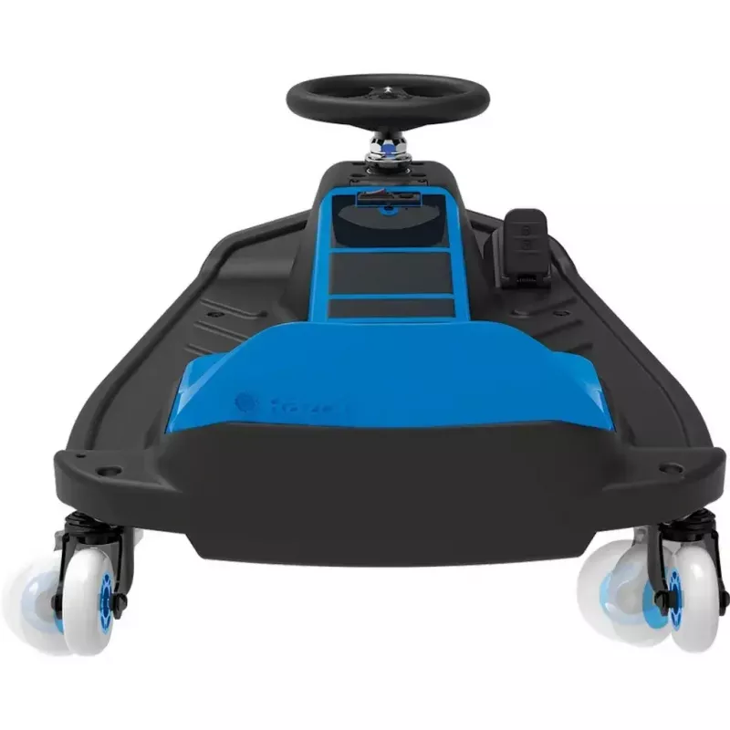 Electric Drift Kart Razor Crazy Cart Shift — Blue, 90 W motor, 12 V battery, up to 13 km/h, max user weight 54 kg