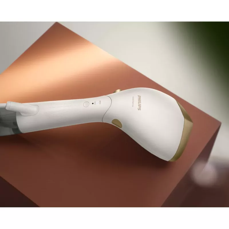 Handheld garment steamer Philips STH7030/10 1500 W 0.2 L white, metal plate