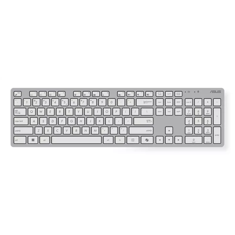 ASUS W5000 Wireless and Mouse Set keyboard Mouse included Universal RF Wireless White