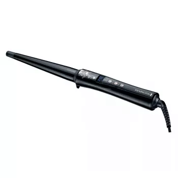 Curling wand Remington REM-CI95 — ceramic heating, max 210 °C, LCD, 3 m cord, black