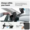 Car holder Crong Carclip for dashboard and windshield, passive, for smartphones, black (carbon)