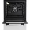 Whirlpool W5V5LCW Freestanding cooker Electric Ceramic hob Black, White