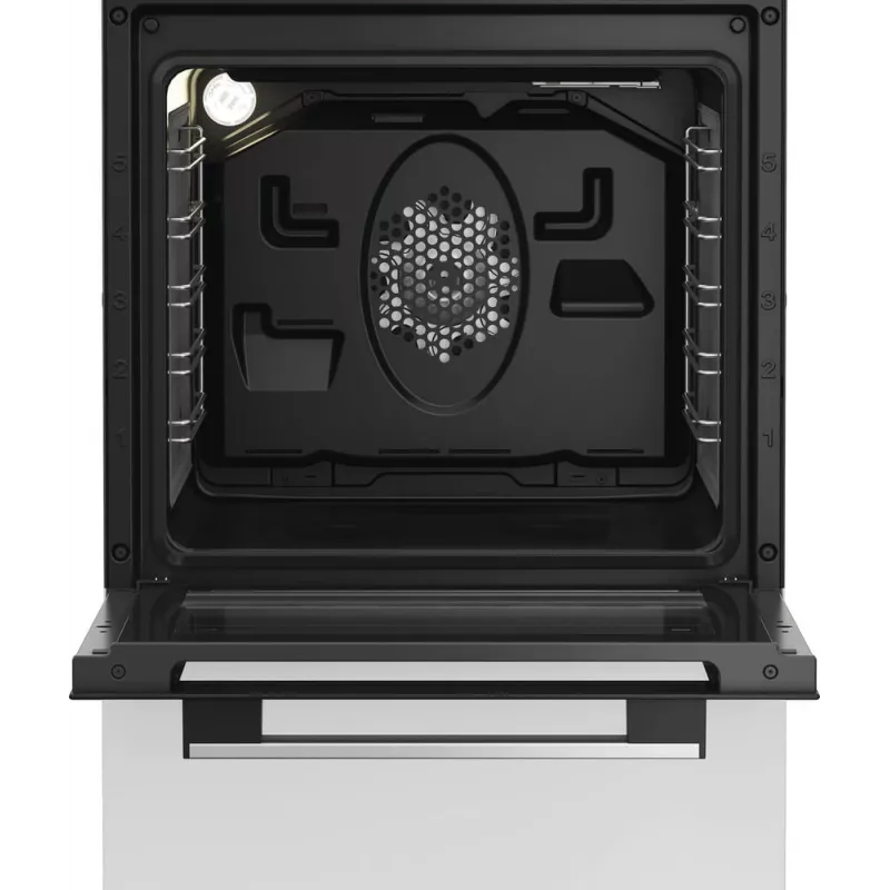 Whirlpool W5V5LCW Freestanding cooker Electric Ceramic hob Black, White