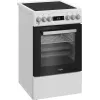 Whirlpool W5V5LCW Freestanding cooker Electric Ceramic hob Black, White