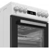 Whirlpool W5V5LCW Freestanding cooker Electric Ceramic hob Black, White