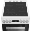 Whirlpool W5V5LCW Freestanding cooker Electric Ceramic hob Black, White