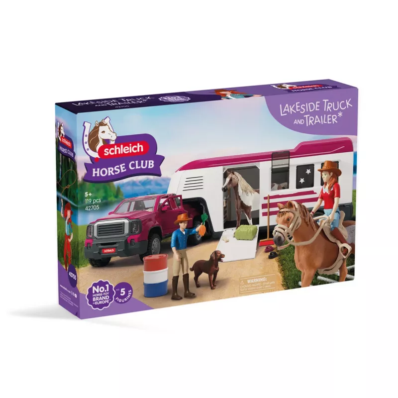schleich Lakeside Truck and Trailer, Animal, Horses, 5 yr(s), Multicolour