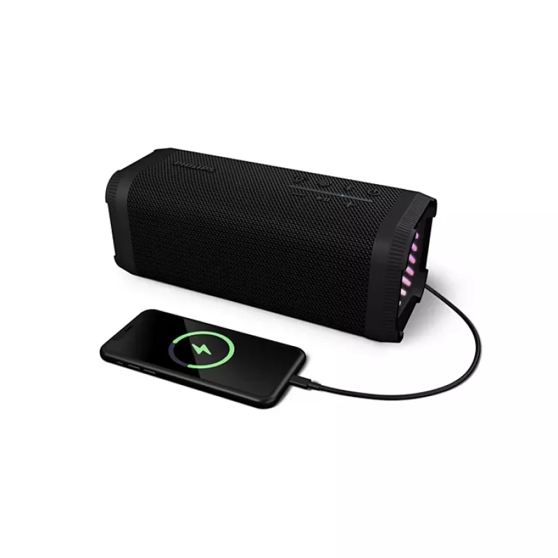 Mono portable speaker Philips TAS5000EB, 35 W RMS, 2-way, Bluetooth, 30 m range, black
