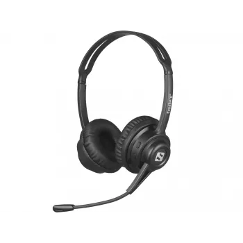 Sandberg Wireless Headset ANC+ENC, Wireless, Music/Everyday, 20 - 20000 Hz, 230 g, Headset, Black