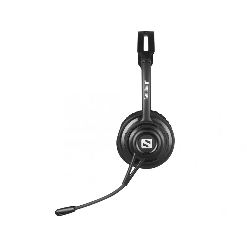 Sandberg Wireless Headset ANC+ENC, Wireless, Music/Everyday, 20 - 20000 Hz, 230 g, Headset, Black