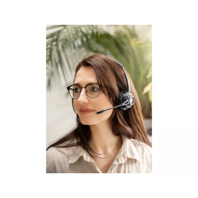 Sandberg Wireless Headset ANC+ENC, Wireless, Music/Everyday, 20 - 20000 Hz, 230 g, Headset, Black