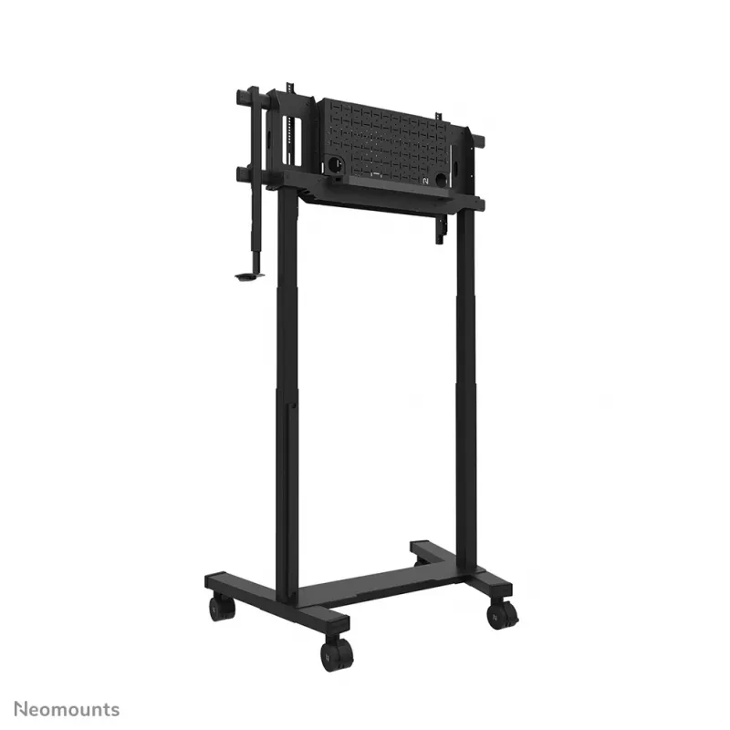 TV trolley Neomounts FL55-975BL1 motorised for 75–115 inch screens, steel, black, max 160 kg, height 2154 mm
