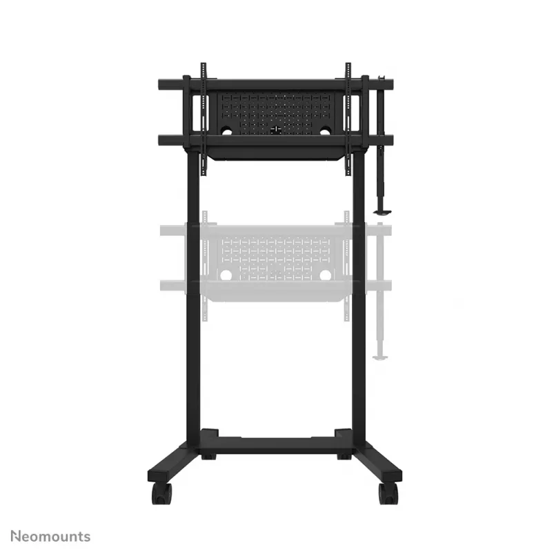 TV trolley Neomounts FL55-975BL1 motorised for 75–115 inch screens, steel, black, max 160 kg, height 2154 mm
