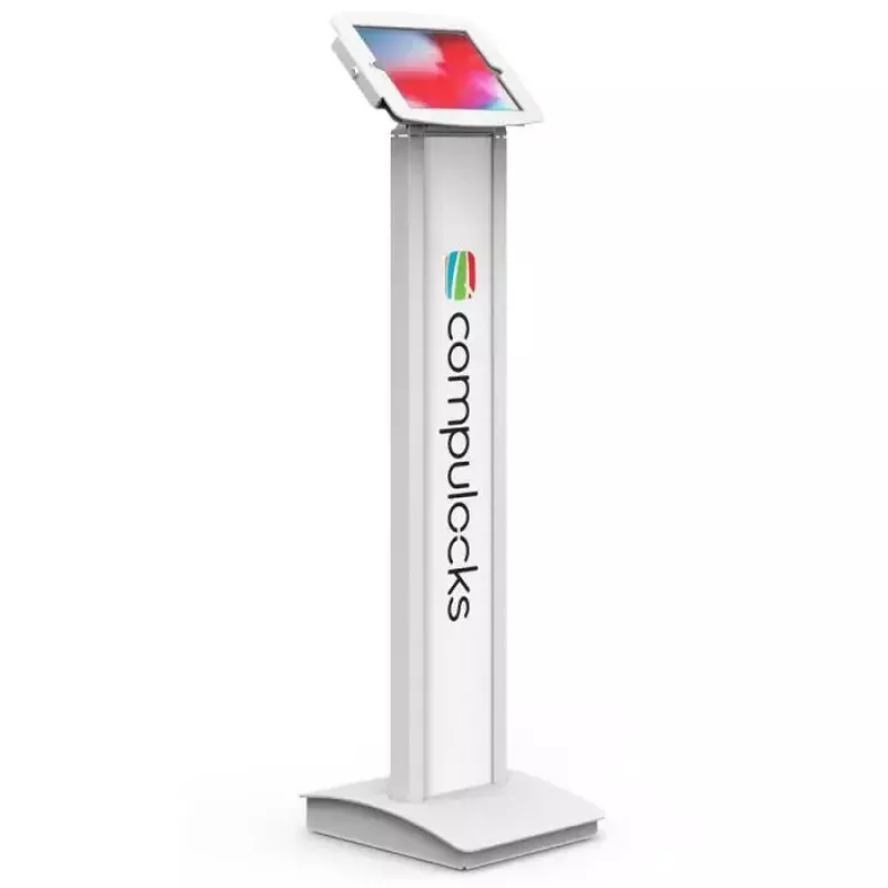 Tablet Holder Compulocks VESA Brandable Floor Stand White