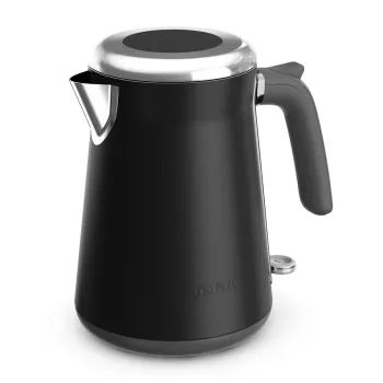 Electric kettle Tefal KI6668E0 — 1.7 L, 2400 W, stainless steel housing, black